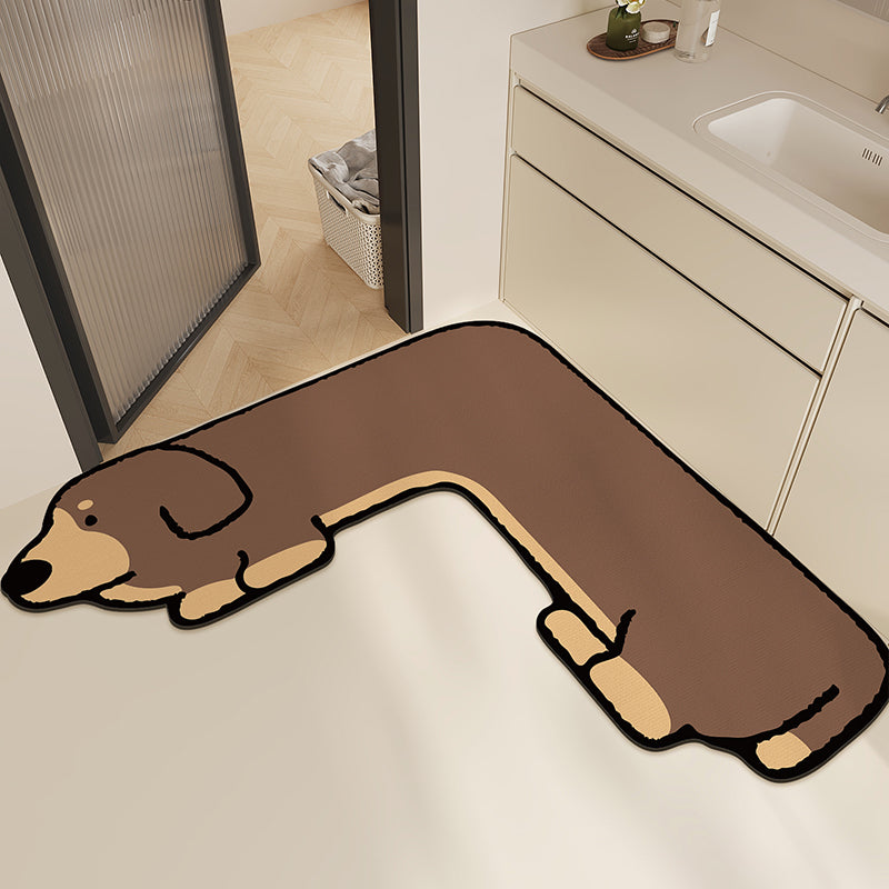 Kat-förmige dekorative Küchenmatte für Zuhause