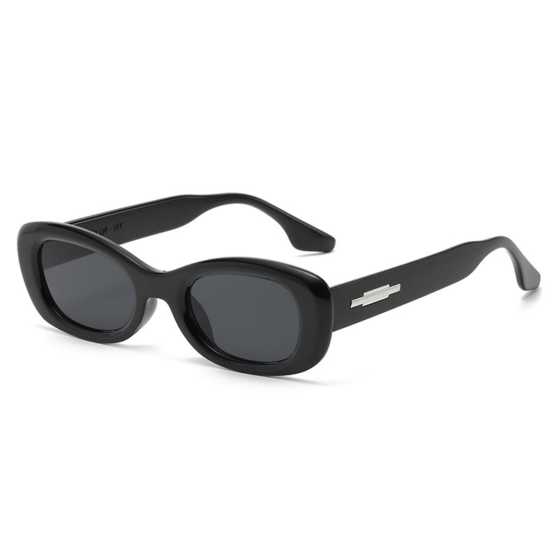 Damen modische Sonnenbrille mit ovaler Rahmenform und UV-Schutz Karnz