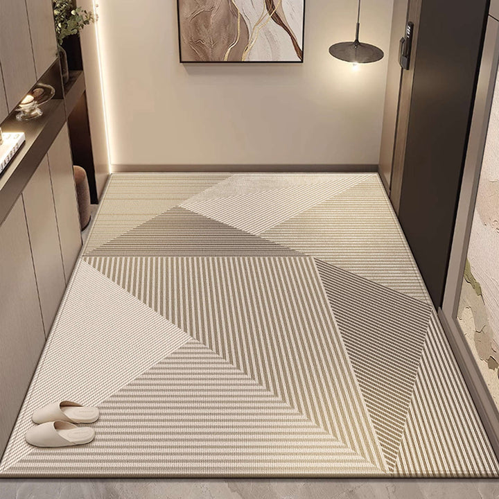 Moderner geometrischer Bereichsteppich