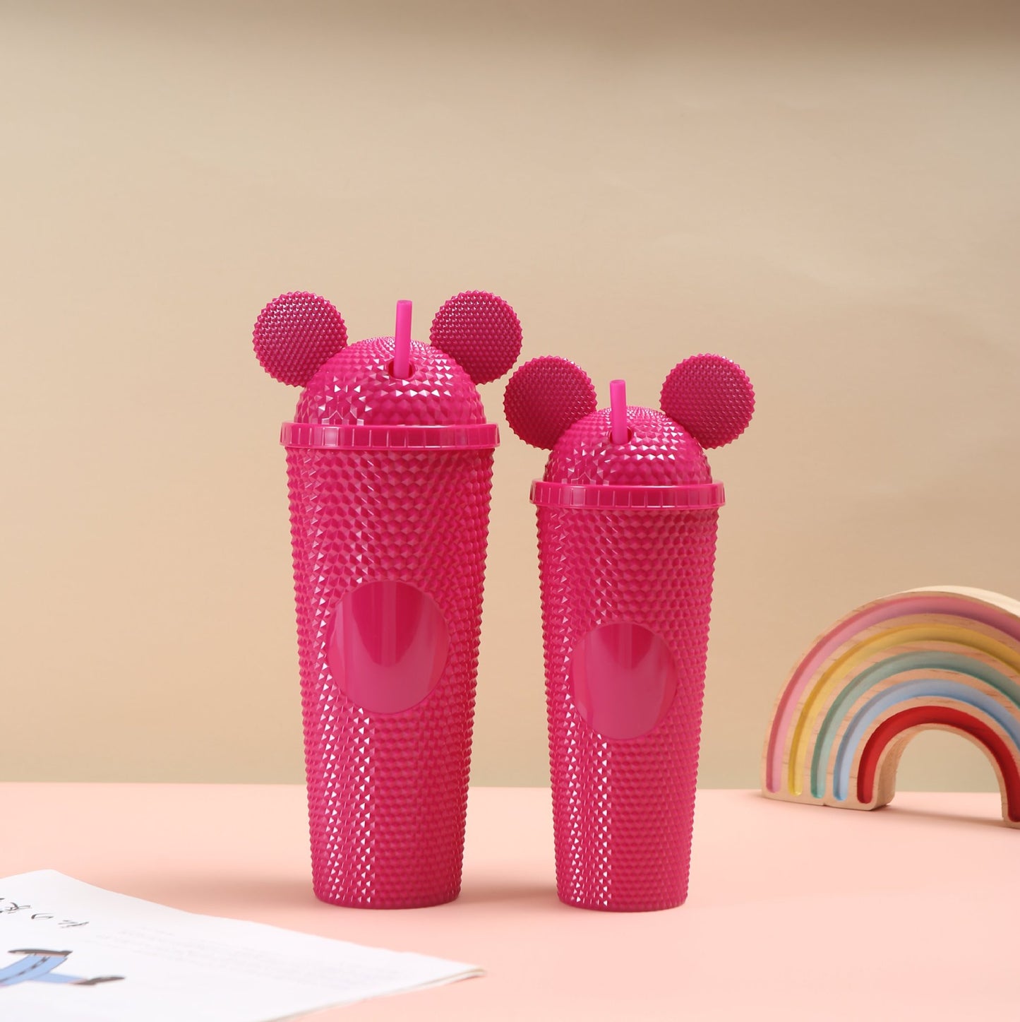 Damen Trendige und verspielte Becher mit Mickey-Maus-Ohren Karnz