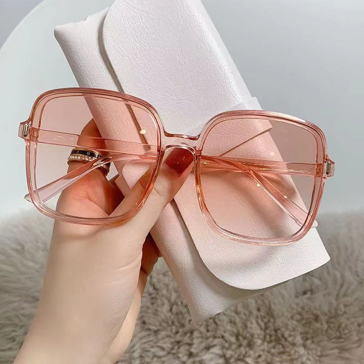 Damen quadratische Oversized-Sonnenbrille mit integriertem UV-Schutz Karnz