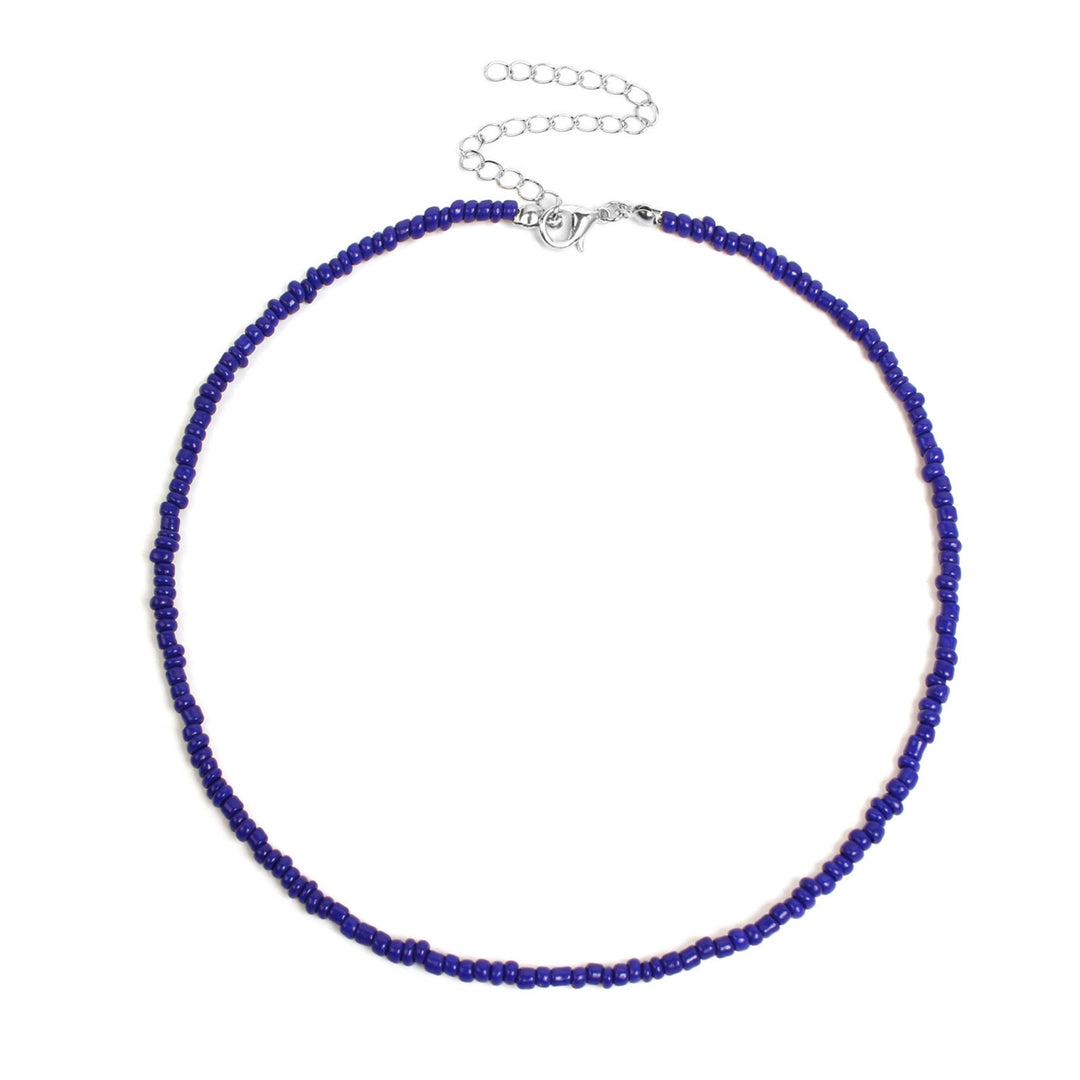 Buntes Perlen-Choker-Halsband Karnz