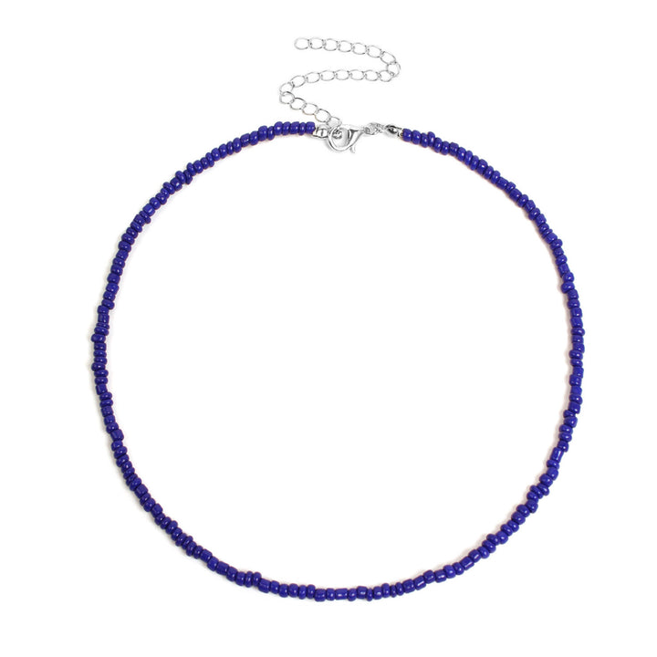 Buntes Perlen-Choker-Halsband Karnz