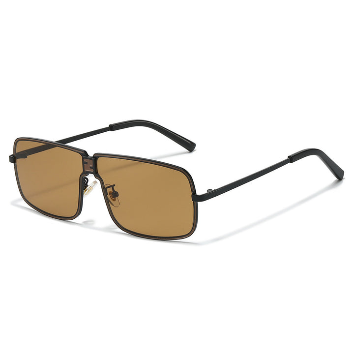 Hochmodische geometrische Rahmen-Sonnenbrille Karnz