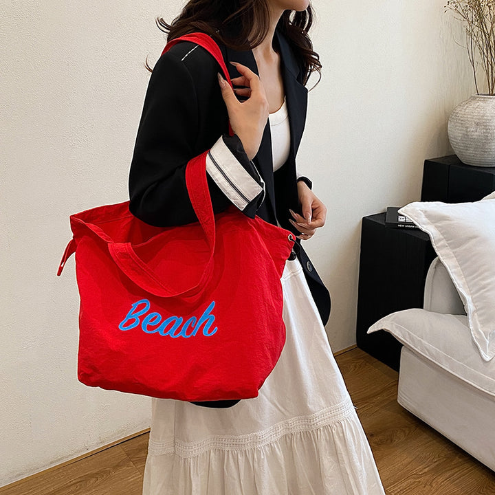 Geräumige Canvas-Shopper-Tasche Karnz