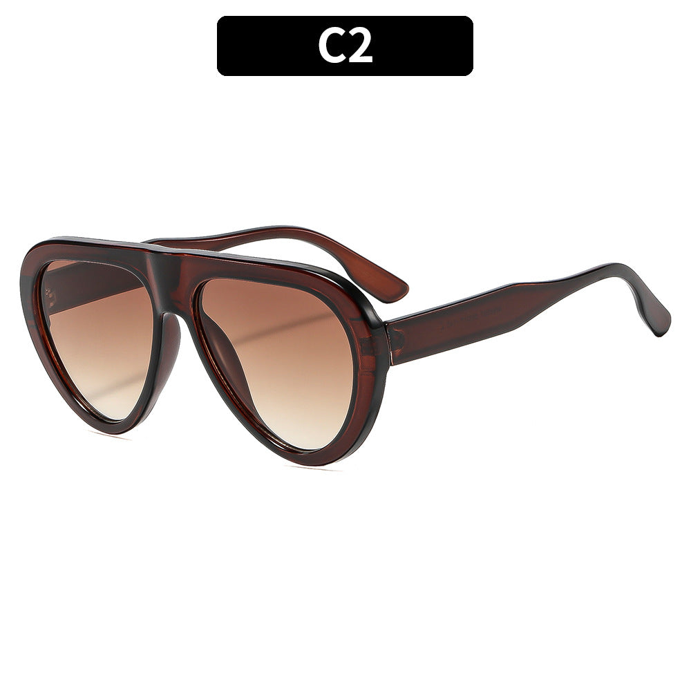 Künstlerische Übergroße Katzenaugen Sonnenbrille