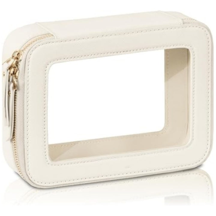 Elegante Kosmetiktasche mit Sichtfenster Karnz