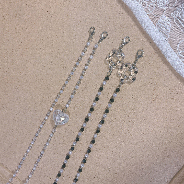 Elegante Schmuckkette mit Herzförmigen Anhängern Karnz