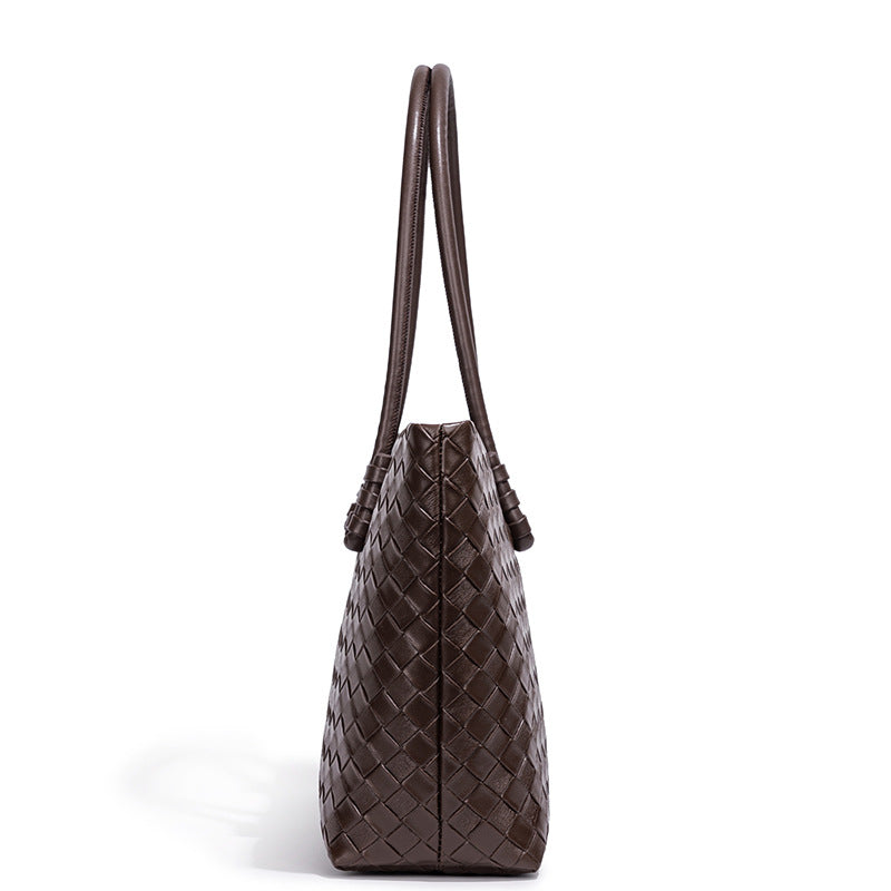 Woven Leather Tote Bag Karnz