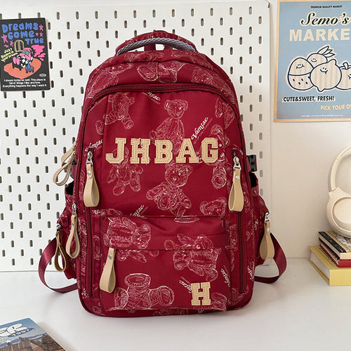 Multifunktionaler Rucksack mit Grafikdruck