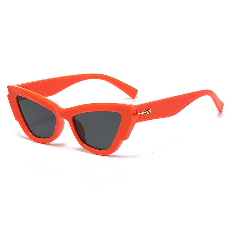 Damen modische Sonnenbrille im extravaganten Schildpatt-Design Karnz