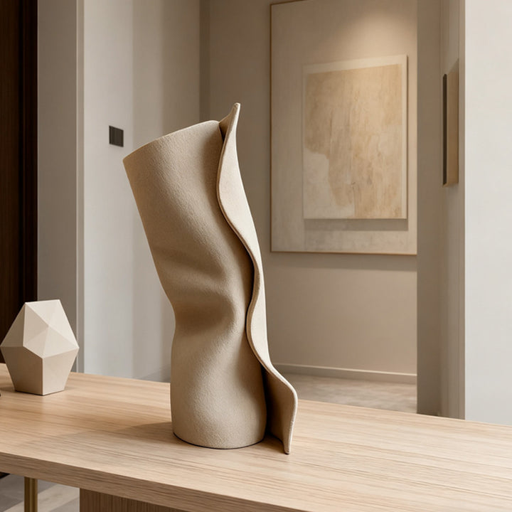 Skulpturaler Twist Dekorative Vase