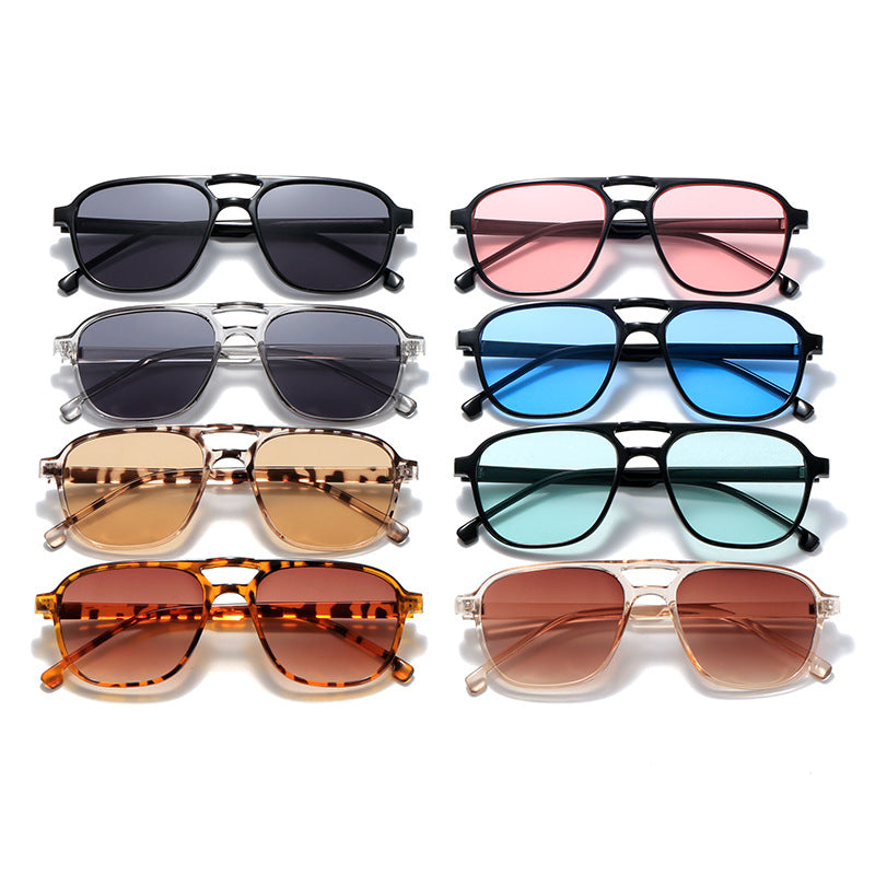 Damen Sonnenbrille im modernen Leopardenmuster Karnz