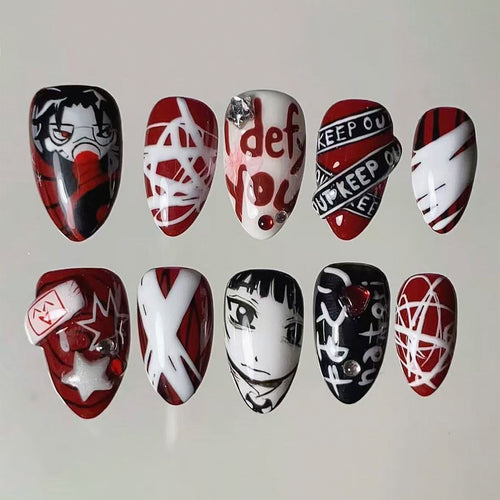 Kreatives Nagelkunst-Set mit einzigartigen Grafiken Karnz