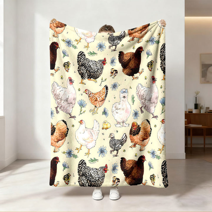 Inspirierende Botschaft Fleece-Decke