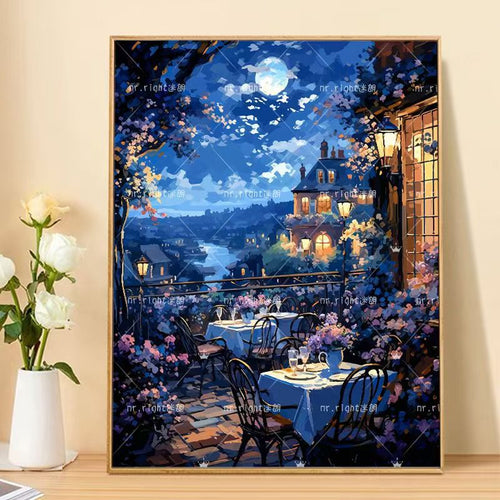 Fantasy Landschaft Kunstdruck Karnz