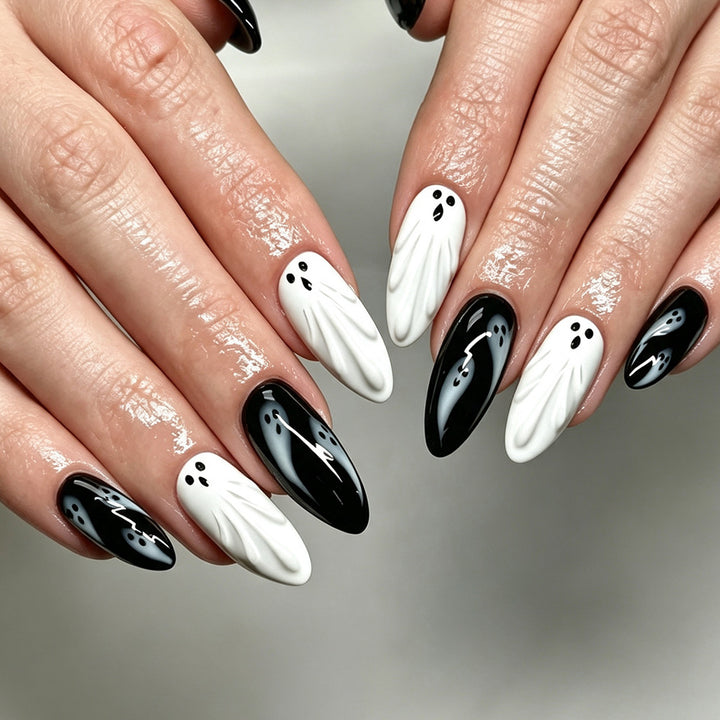Halloween Geist Nagelkunst Karnz