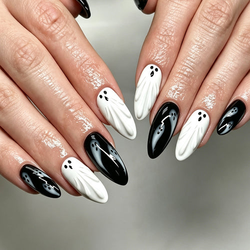 Halloween Geist Nagelkunst Karnz