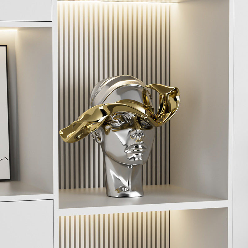 Dekorative Kopfskulptur