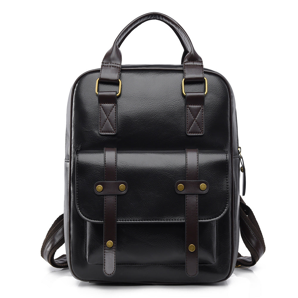 Vintage Leder Multifunktionaler Rucksack Karnz