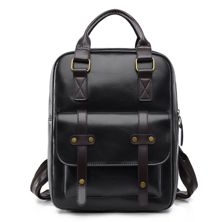 Vintage Leder Multifunktionaler Rucksack Karnz