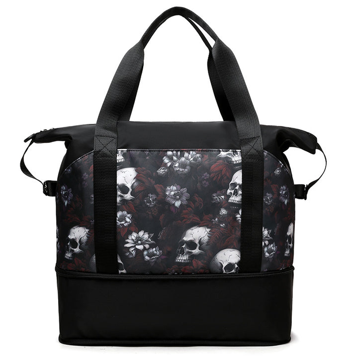 Künstlerisches Schädel-Druck Sport Duffel Tasche Karnz