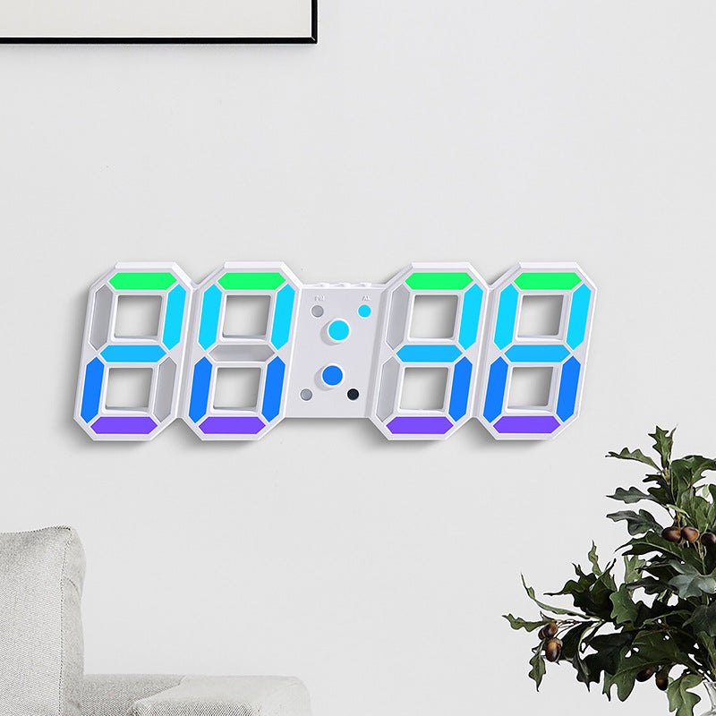 Digitaluhr mit Farbwechsel Karnz