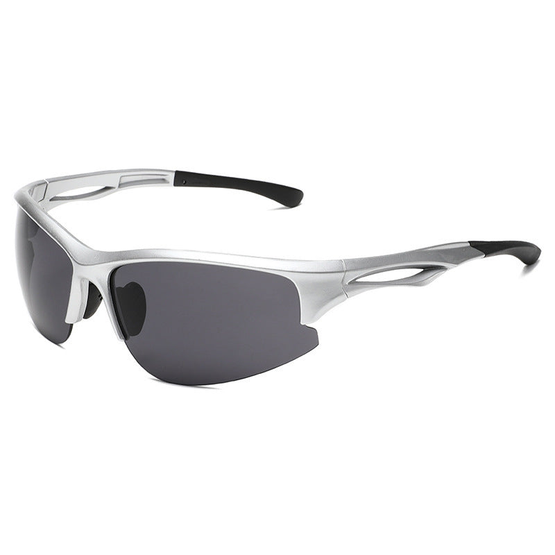 Damen Sportliche Sonnenbrille mit aerodynamischem Design und polarisierten Gläsern Karnz