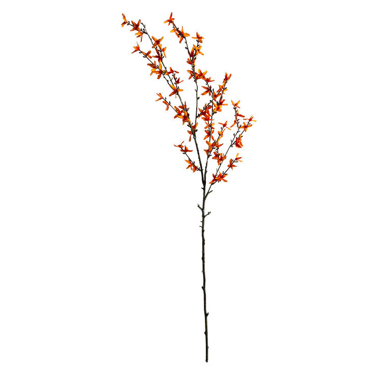 Kunstblütenzweig mit detailreichen Gelben Blüten Karnz