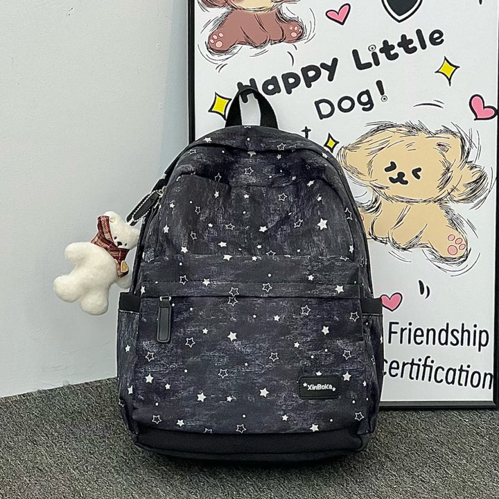 Lässiger Sternmuster-Rucksack