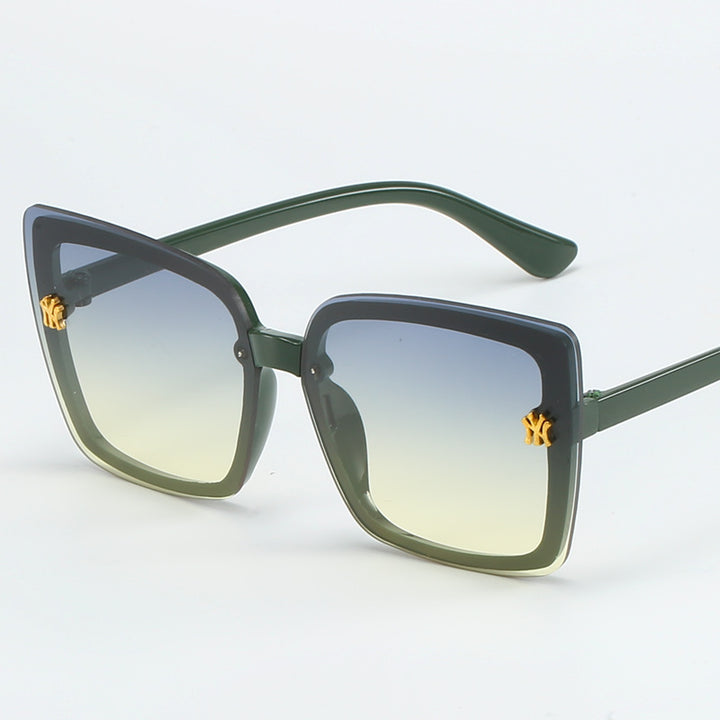Damen stilvolle quadratische Sonnenbrille mit eleganten Details Karnz