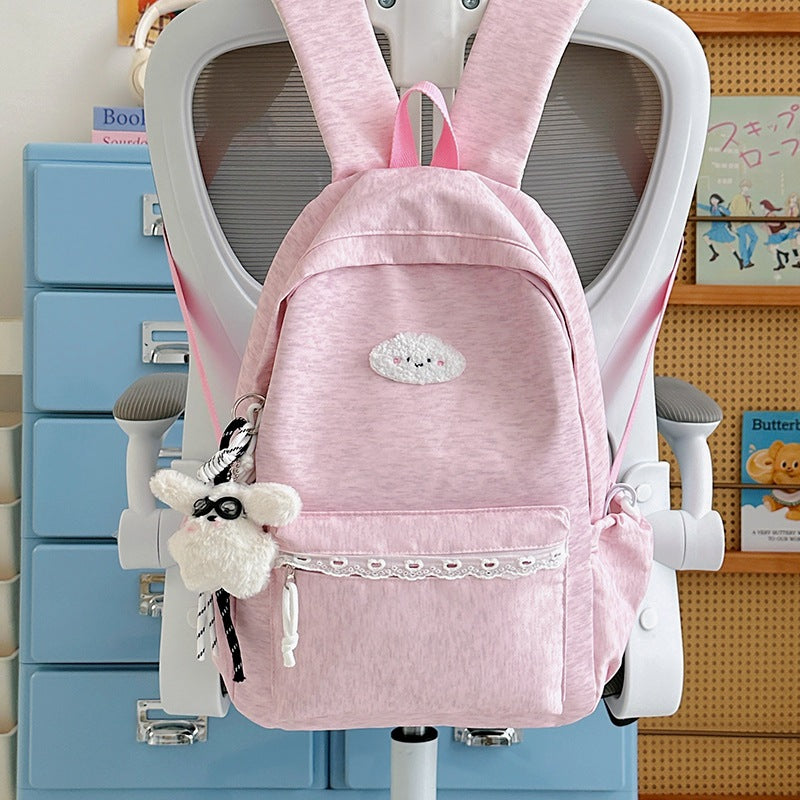 Verspielter Plüsch-Hase Rucksack