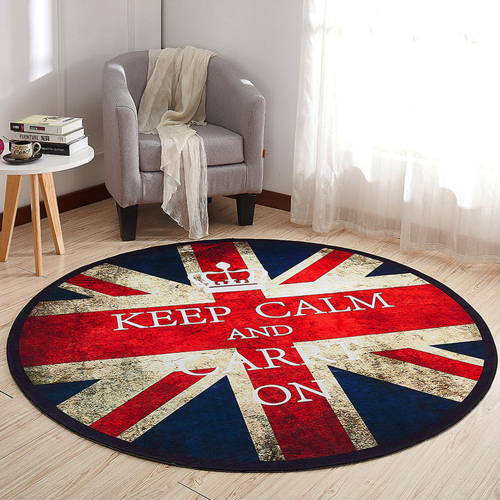 Captain America Shield-Themed Teppich