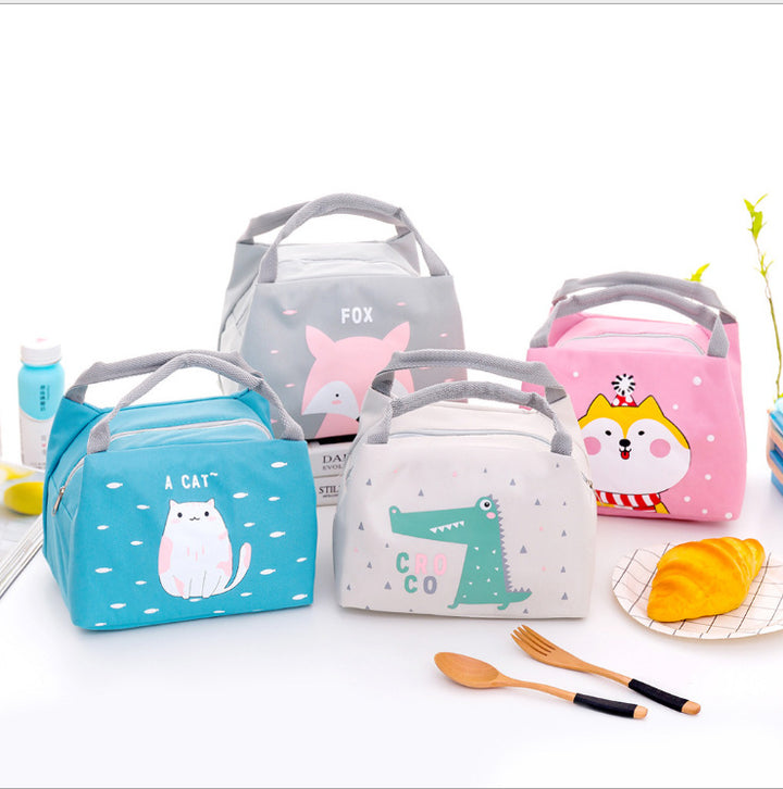 Isolierte Lunchbox-Tasche mit süßem Fuchsdesign