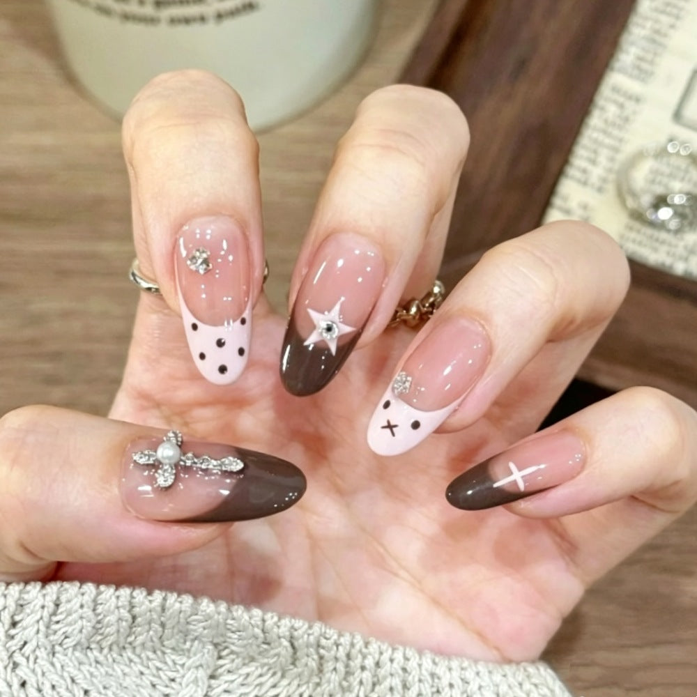 Ombre Nail Art Press-On Nails Set Karnz