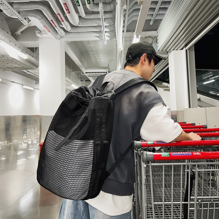 Mesh Drawstring Sport-Rucksack