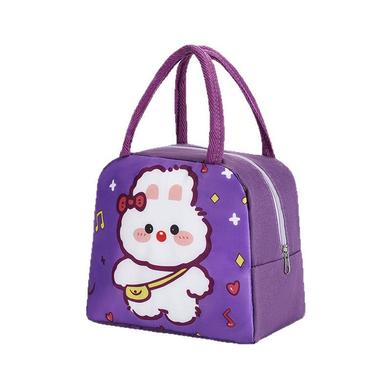 Süße katzenmotivierte isolierte Lunch-Tasche Karnz