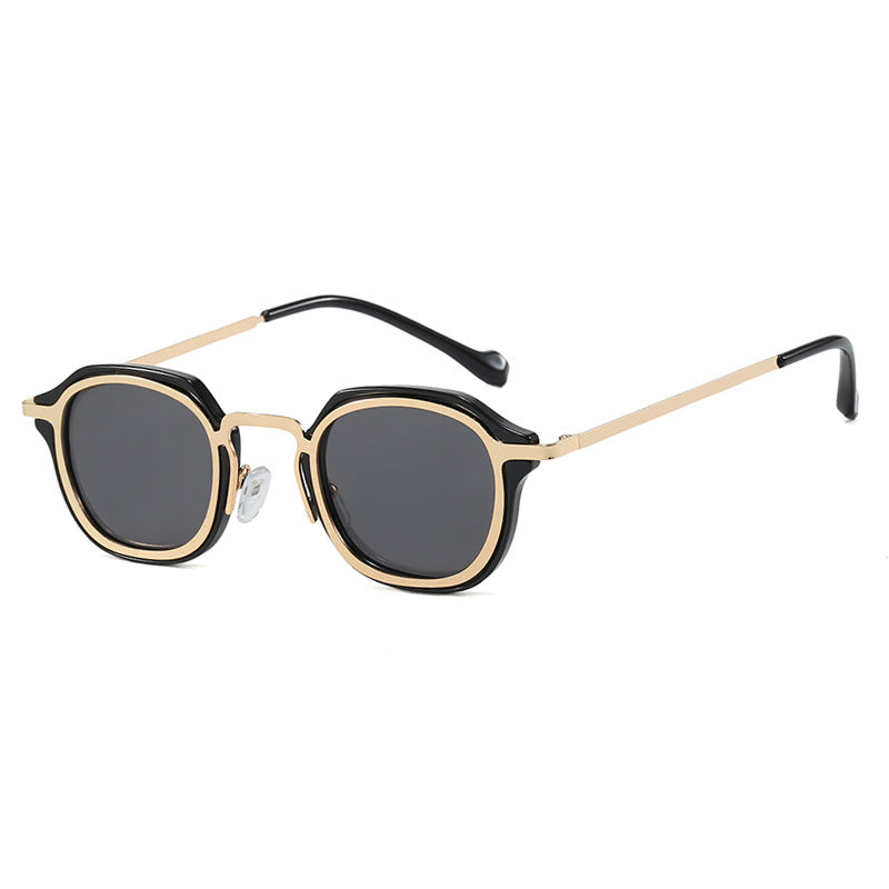 Damen quadratische Sonnenbrille mit einzigartigem Design und UV-Schutz Karnz