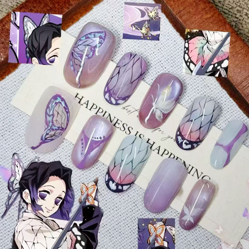 Künstlerisches Ombre Glitter Nagelkunst Set Karnz