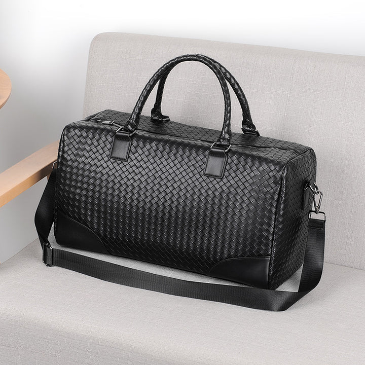 Premium Gewebte Leder Reisetasche Karnz