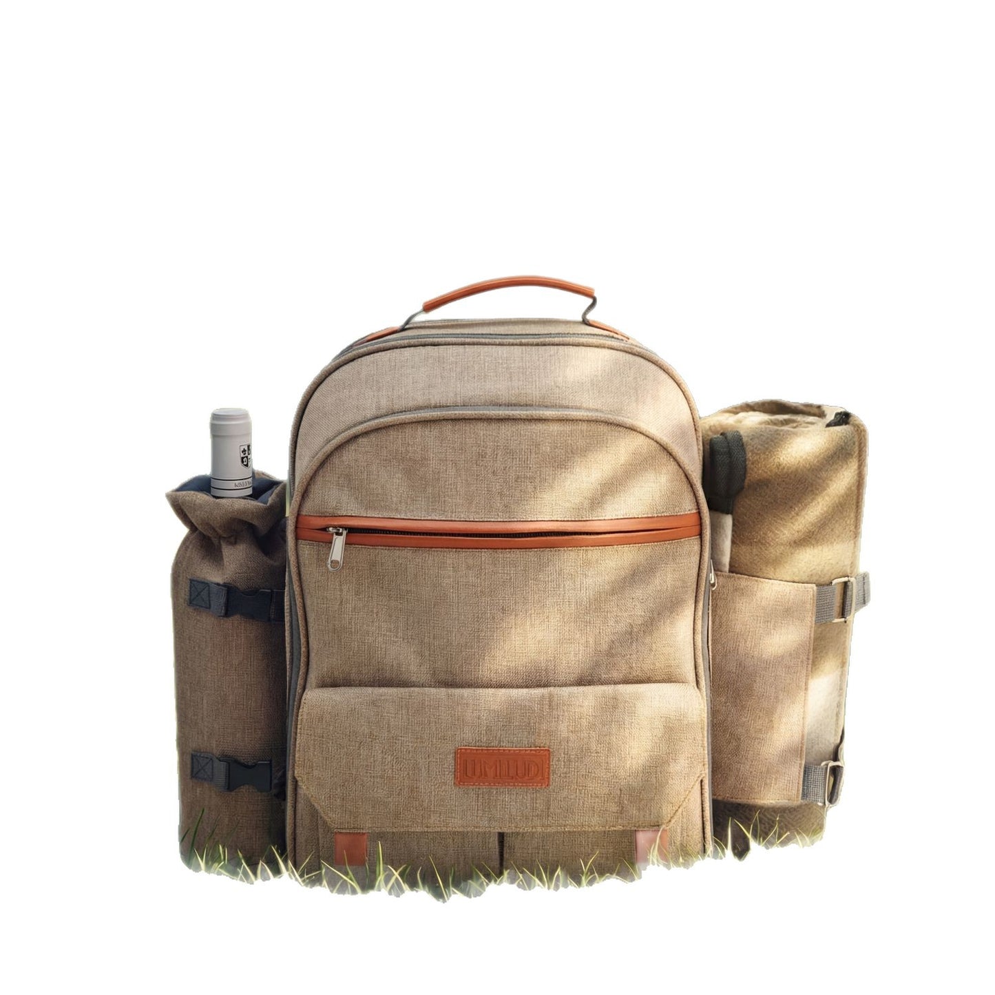 Damen Picknickrucksack mit umfangreichem Geschirrset und isolierter Kühlfunktion Karnz