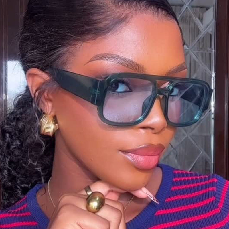 Damen moderne Sonnenbrille im eleganten Rechteckdesign Karnz