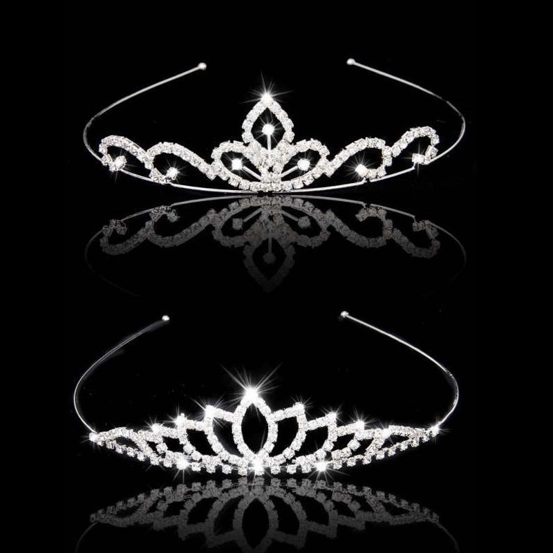 Damen Kristallverzierte Tiara Karnz