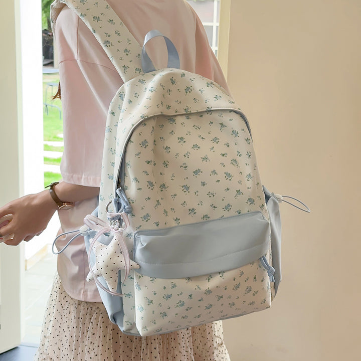 Blumenmuster Casual Rucksack Karnz