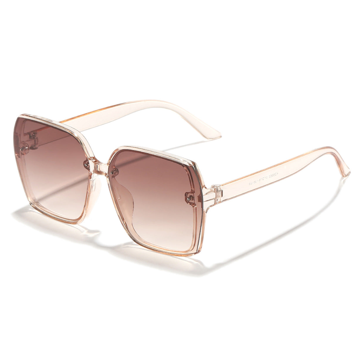 Damen stilvolle quadratische Sonnenbrille mit gradienten Gläsern Karnz