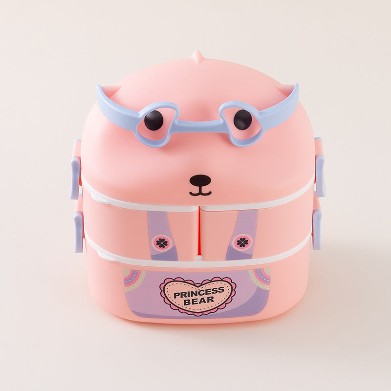 Adorable Tier-Themen Bento Box