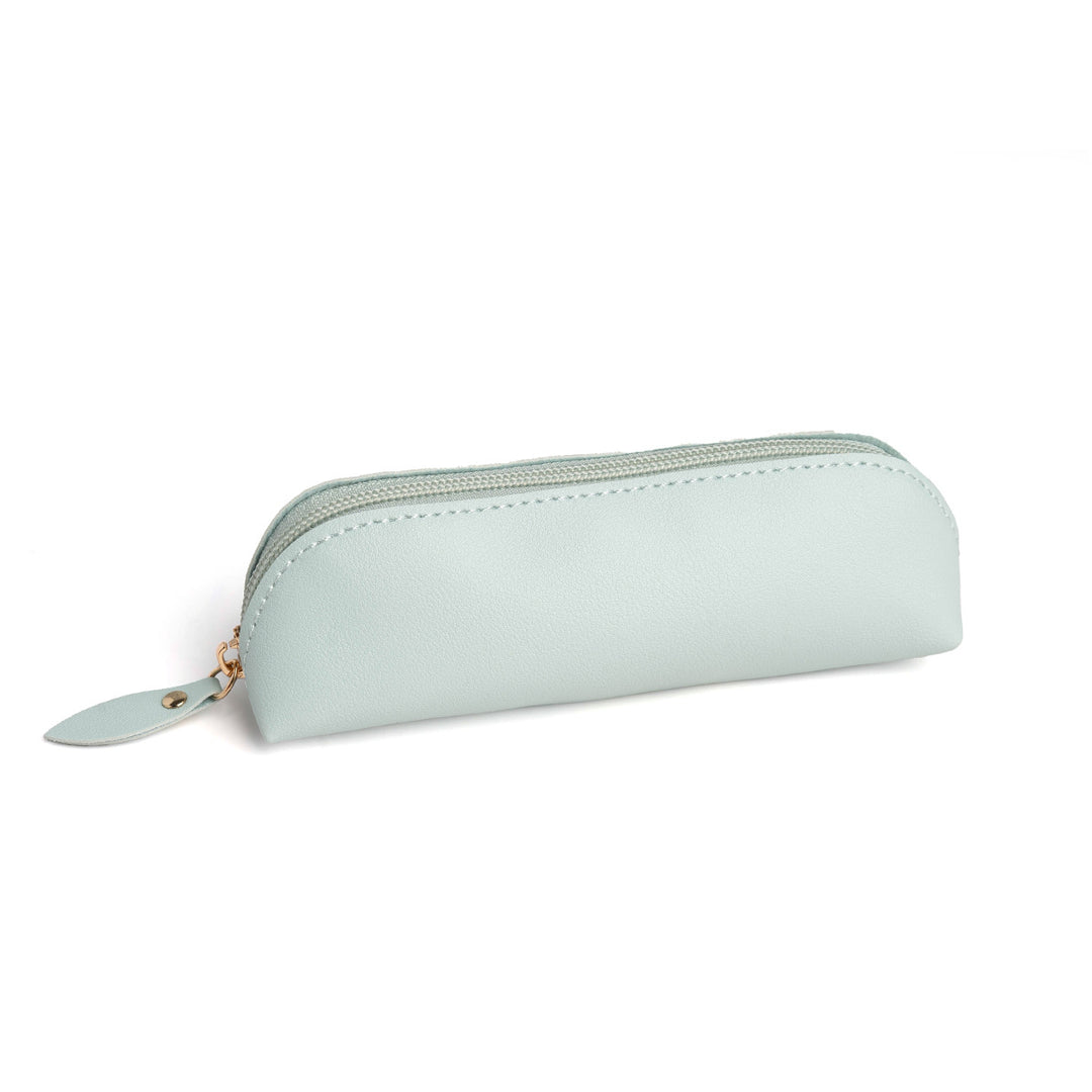 Premium Leder Reißverschluss Bleistift Etui Karnz