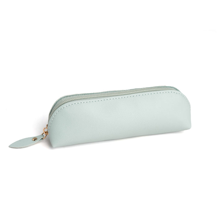 Premium Leder Reißverschluss Bleistift Etui Karnz