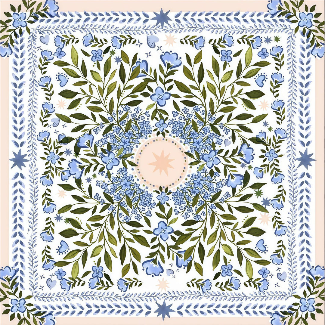 Dekorative geometrische Druckbereichsmatte