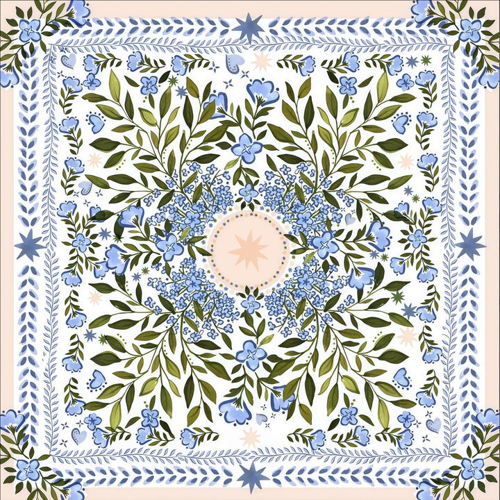 Dekorative geometrische Druckbereichsmatte